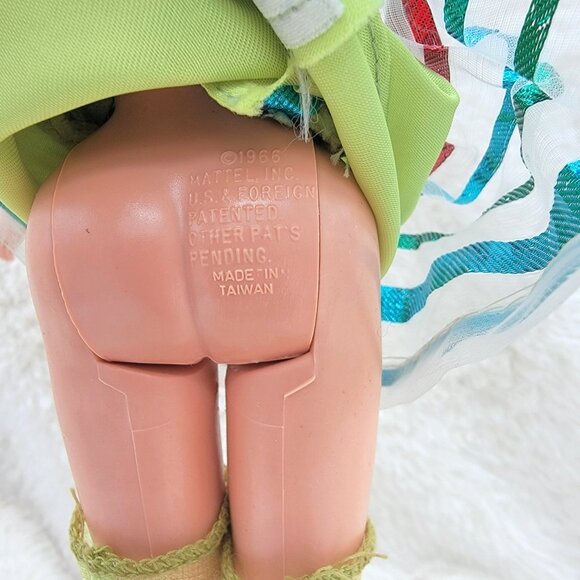 Vintage Barbie Mod Era Twinkle Togs #1854 Quick Curl Kelley #4221 HTF Redhead - Picture 13 of 13